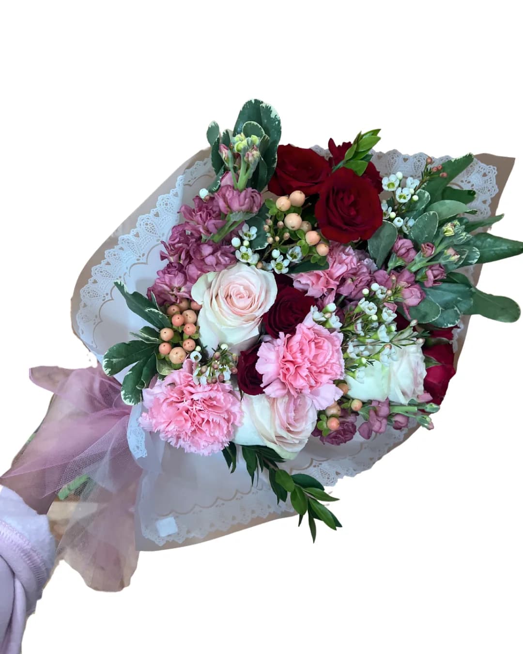 Sweet Nothings Paper Wrapped Bouquet, photo 1 of 2