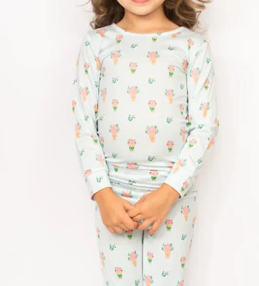 Love Blooms Here Toddler Pajama Set, photo 1 of 2
