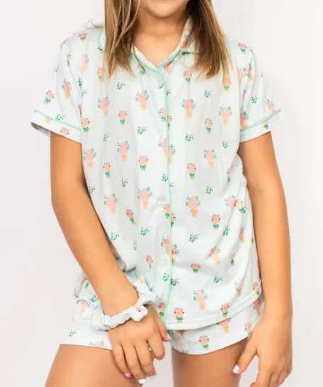 Love Blooms Here Girls Pajama Set, photo 1 of 2