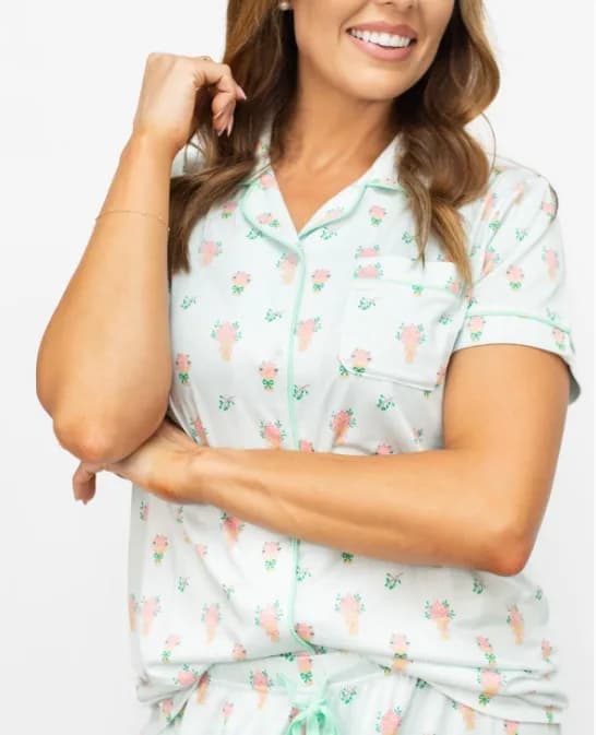 Love Blooms Here Pajama Set, photo 1 of 2